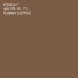 #7D5C47 - Roman Coffee Color Image